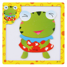 Toy Bean磁吸拼圖 青蛙, 1個, 5piece