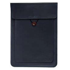 빈티지 2중수납 노트북 파우치 케이스, 다크블루, 1개