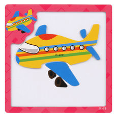 玩具豆磁鐵拼圖 飛機, 7件, 1個