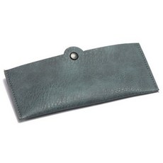 Aripple 便攜式皮革輕薄眼鏡盒, 灰色, 1個