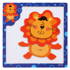 Toy Bin磁吸拼圖 獅子, 1個, 6piece
