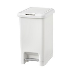 comet Home 腳踏手壓兩用垃圾桶, 白色