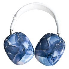 알로데 마블 대리석 패턴 에어팟맥스 케이스, 05 스카이블루, A2096(에어팟 맥스 1세대), A3184(에어팟 맥스 2세대)