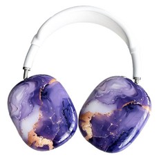 알로데 마블 대리석 패턴 에어팟맥스 케이스, 06 퍼플마블, A2096(에어팟 맥스 1세대), A3184(에어팟 맥스 2세대)