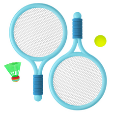 B2win玩具桶運動羽毛球組, 1組, 藍色