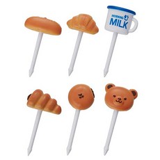 TORUNE 麵包裝飾插牌組 P3690, 1套, 6入