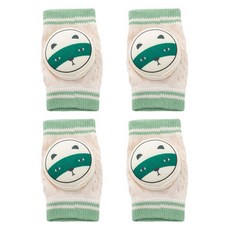 兒童護膝生長板保護套 2入, 綠色, 2個