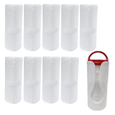 Draw Life 便攜式衛生捲袋 提把型 34 x 42 cm 20張 x 10包 + 收納盒組, 1套, 10入