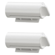 치약 롤링 디스펜서 클립 알뜰 짜개, 화이트, 2개