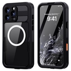 Flow MagSafe 防水手機殼 iPhone 16 PRO, 黑色, 1個