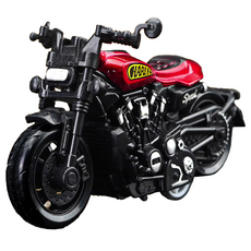 B2WIN Bandidol 合金壓鑄模型, 1個, 合金 紅色 哈雷 OPP袋