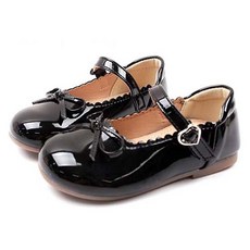 Lulushu 女童巴洛克蝴蝶結平底鞋 AZ127