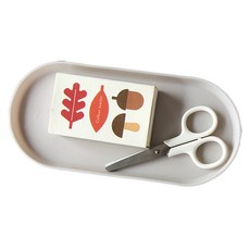 에이드엘 일립스 실리콘 트레이, 베이지, 1개