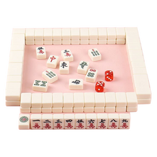 B2win豆袋傳統遊戲麻將 26mm, Ivory, 1個