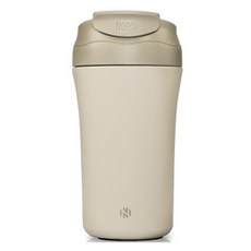 NORTHPEAK 雙飲口隨行杯, 1個, 豆奶色 + 淡卡其色, 440ml