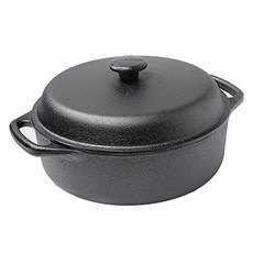 SKEPPSHULT 電磁爐鑄鐵鍋 3L + 鑄鐵鍋蓋組, 1套, 單一顏色, 31cm