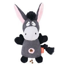 Puppy Dream 狗狗肚臍零食嗅聞玩具公仔, 1個, 驢子