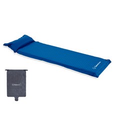 Wale Crew HAFU 自動充氣睡墊, 藍色, 1個
