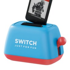 任天堂 Switch 遊戲 遊戲卡 卡匣收納盒 保管盒 吐司機造型卡盒, 單一商品, 紅色 + 藍色, 1個