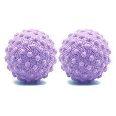 유니앳홈 밸런스 마사지볼 싱글 타입, 퍼플, 2개