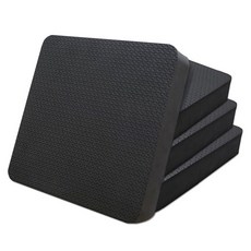 헬스 조각 매트, 검정, 4개