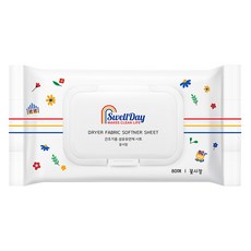 SwellDay 烘乾機用衣物柔軟香氛紙 花市 正裝, 80枚入, 1個