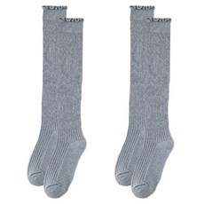 소니오 포인트 프릴 니삭스 무릎양말 2켤레
