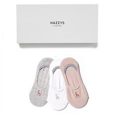 헤지스 여성용 퍼피자수 페이크삭스 3종 세트