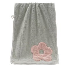 원이네 꽃잎의 여유 바스타월, 그린, 1개