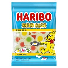 하리보 계란프라이 모양 젤리, 1개, 80g