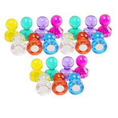 초강력 네오디움 컬러 자석 홀더, 랜덤발송, 20개