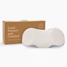 AppleLiner 蘋果枕頭, 雙色白莫代爾, 1個