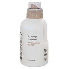 Lov'e 嬰兒純素 EQ FREE 衣物柔軟精 無香, 1L, 1個