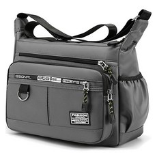 It's Good Ten 旅行用防水斜背包, 灰色