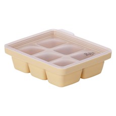 NEOFLAM 矽膠副食品儲存盒 6格, 60ml, 混色, 1個