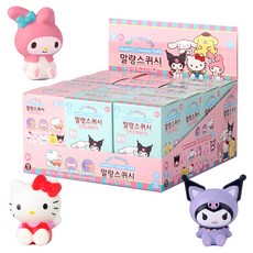 JOOYEONG 三麗鷗明星角色軟膠玩具 12盒組, 1組