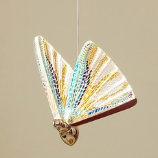 Art Glass鳳蝶1頭餐桌室內裝潢吊燈, 金色