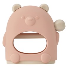 마더케이 실리콘 2 in 1 글러브 손목 치발기, 단품, 핑크크림, 1개