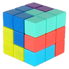 B2WIN 實用固體磁性索瑪立方塊, 1個, 混合色