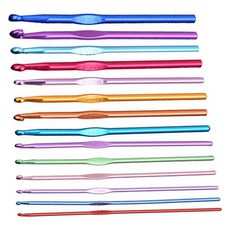 코히모 메탈 뜨개질 모사용 코바늘 14종 세트, 1세트