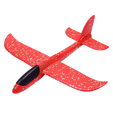 B2WIN Toybean 桌上型飛機塑膠模型, 霧面紅, 1個