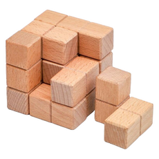 B2WIN 趣味索瑪立方塊, 1個, 木質