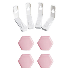 Select To You 床單夾 防滑固定器 小型, 4個, 粉紅色