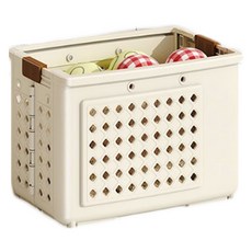 소니오 간편한 다용도 접이식 빨래바구니, 01 일반 아이보리