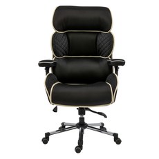 체어랜드킹 슈퍼캡 3단 메쉬 게이밍 체어, 블랙