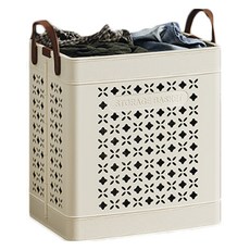 소니오 모던 다용도 접이식 빨래바구니, 04 일반 아이보리