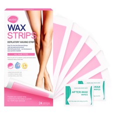 Wobb 自助除毛貼片 所有部位適用 24片, 97g, 1個