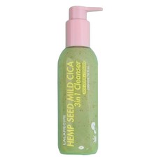 Lalarecipe 大麻籽溫和積雪草3合1洗面乳, 1個, 200ml