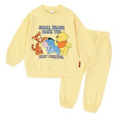 milkmile 兒童款迪士尼寶寶小熊維尼全員集合上下裝套裝