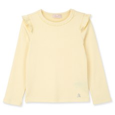 Perimitz 女童春季羅紋飛袖T恤 P2515T191